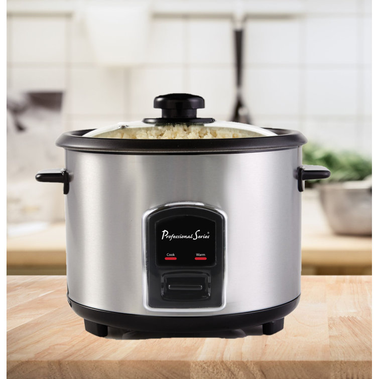 ContinentalElectric Continental Electric Stainless Steel Rice Cooker